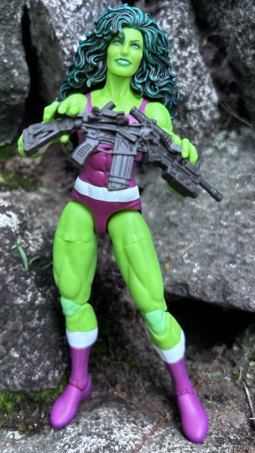 Marvel Legends She-Hulk 6" Figure Bending Rifle