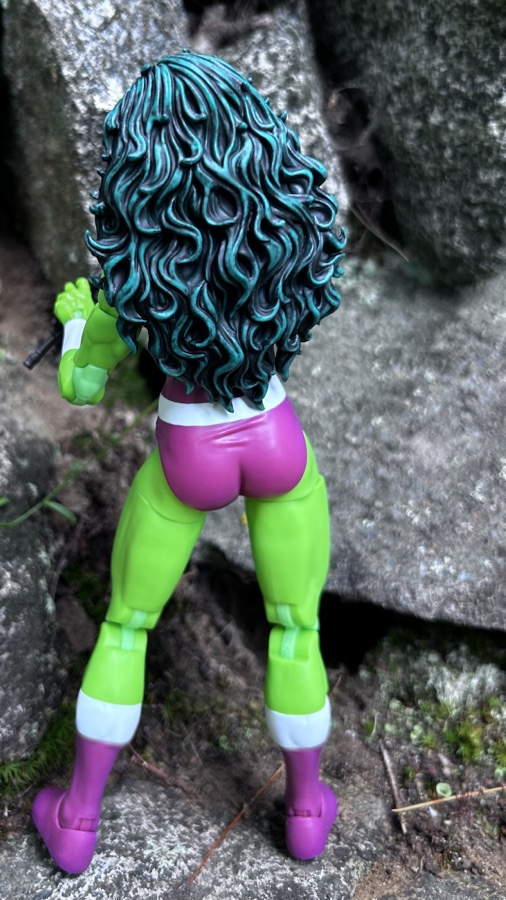 Back of Marvel Legends 2024 She-Hulk Action Figure