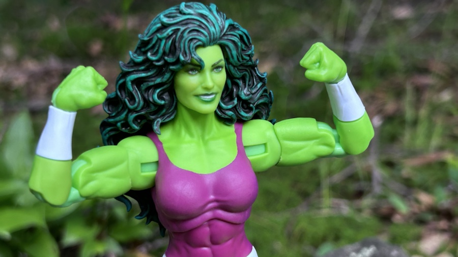 Marvel Legends She-Hulk Iron Man Figure Review Portrait Head Sculpt