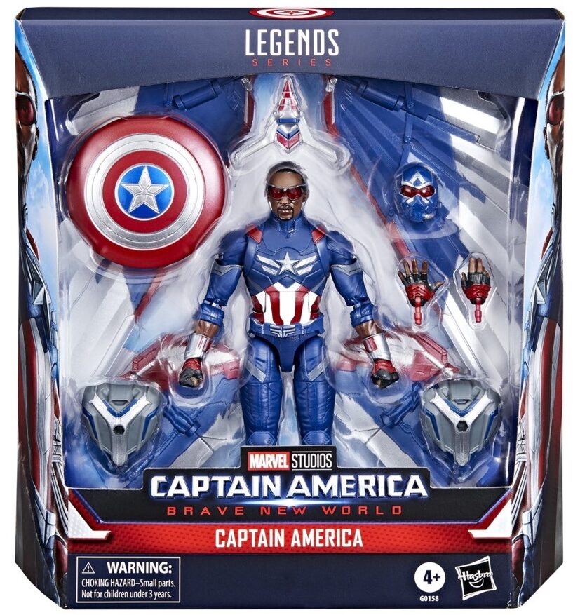 Marvel Legends Brave New World Sam Wilson Deluxe Figure Packaged