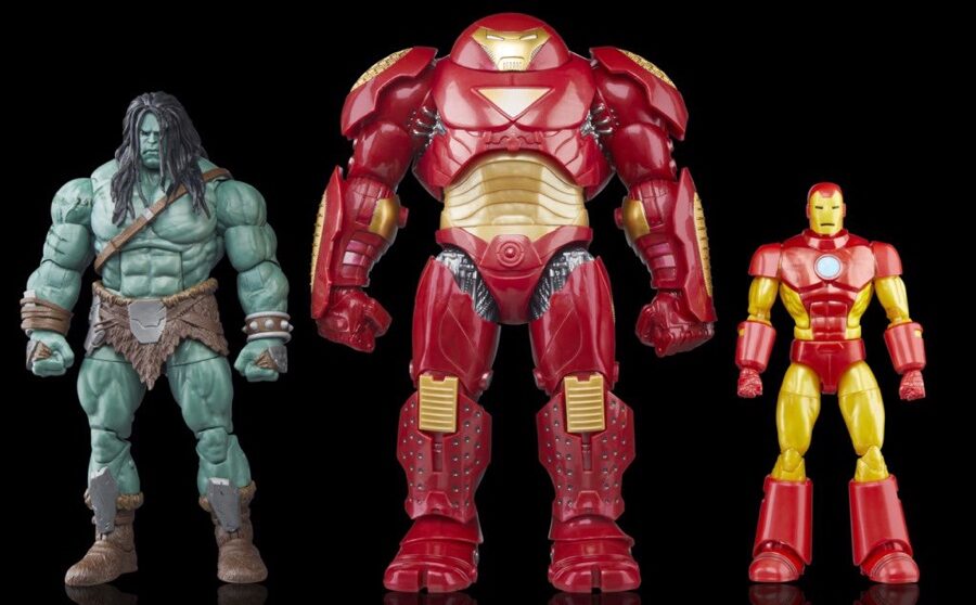 Marvel Legends 2024 Hulkbuster Iron Man 9" Figure Size Scale Comparison