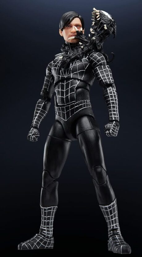 2025 Marvel Legends Black Suit Spider-Man 3 Movie Toby Maguire Figure with Symbiote