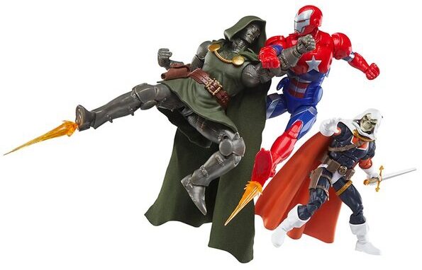 Marvel Legends 2024 Doom Taskmaster Iron Patriot 3-Pack Figures