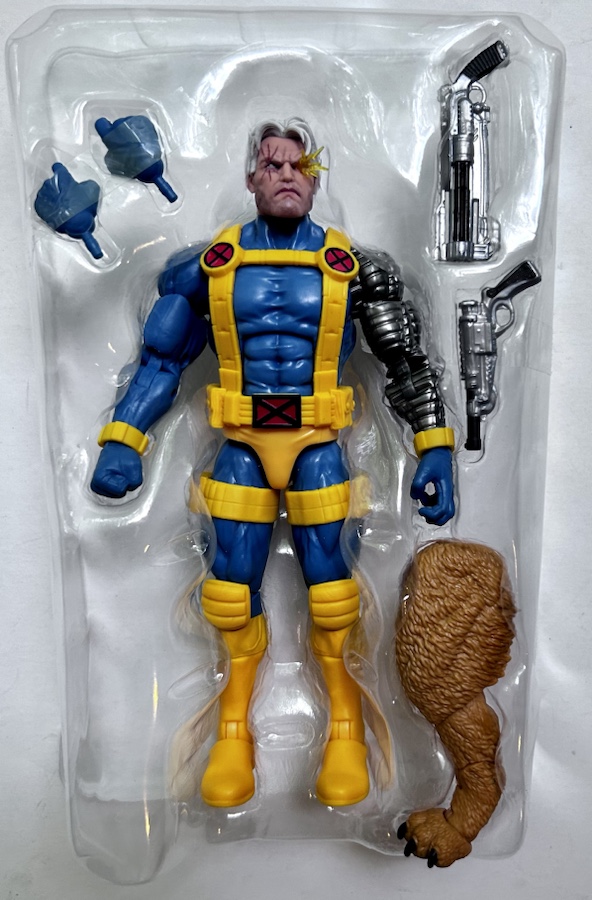 Cable Marvel Legends Hasbro Action Figure and Accessories Zabu Leg