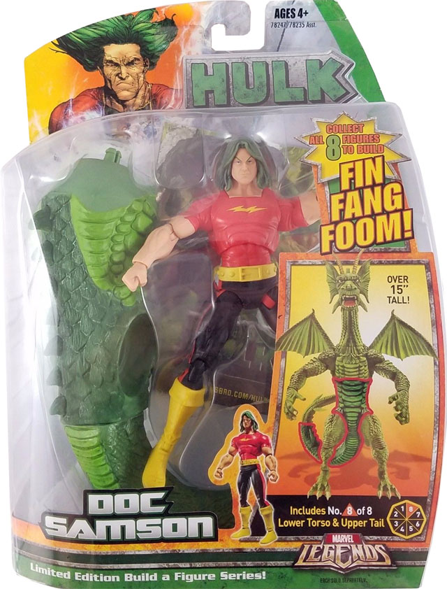 Marvel Legends Fin Fang Foom Doc Samson Figure Hulk Series 2008