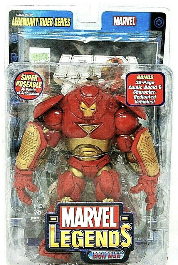 Toybiz Marvel Legends Series 11 Legendary Riders Hulkbuster Iron Man Figure Packaged 90s