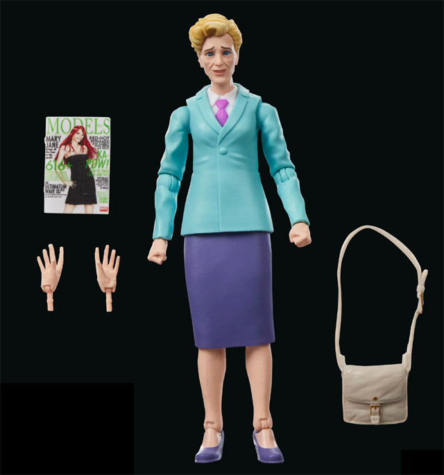 Hasbro Retro Marvel Legends Aunt May Figure and Accessories