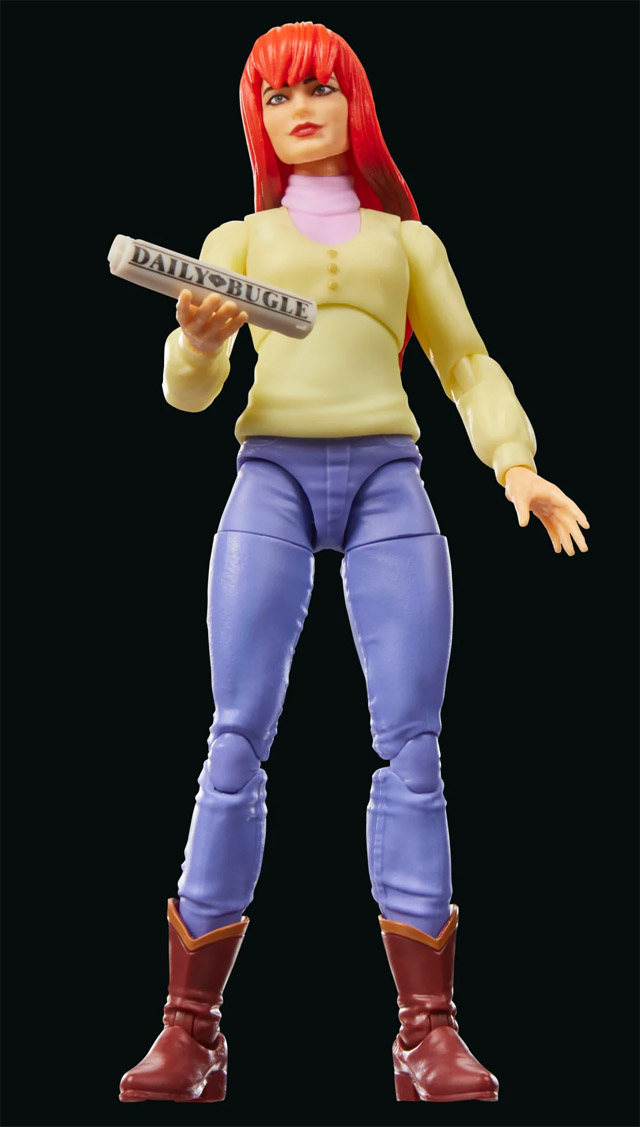 Mary Jane Marvel Legends 2026 Retro Spider-Man Figure with Daily Bugle