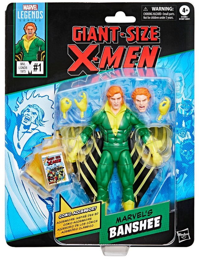 Marvel Legends Banshee Giant Size X-Men Figure Packaged