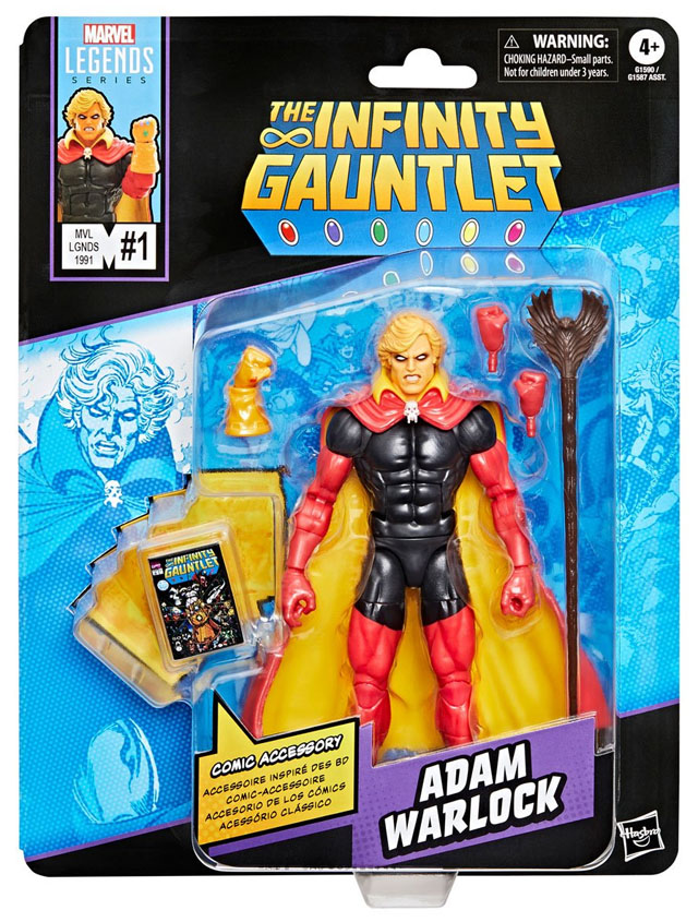 Packaged Marvel Legends 2025 Adam Warlock Infinity Gauntlet Figure