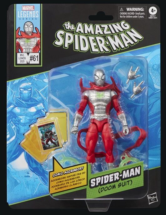 2026 Marvel Legends Doom Suit Spider-Man Figure Packaged
