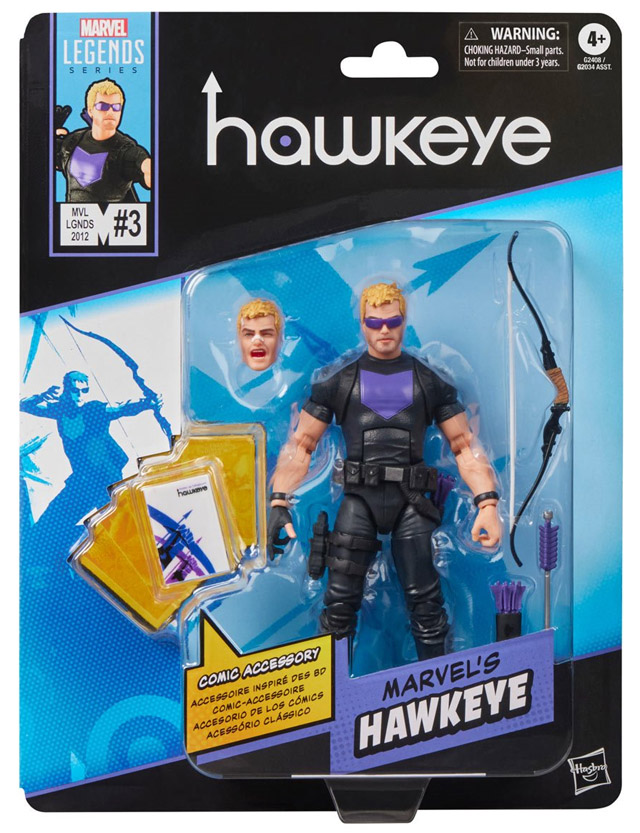 Marvel Comics Mini Comics Hawkeye Figure Packaged