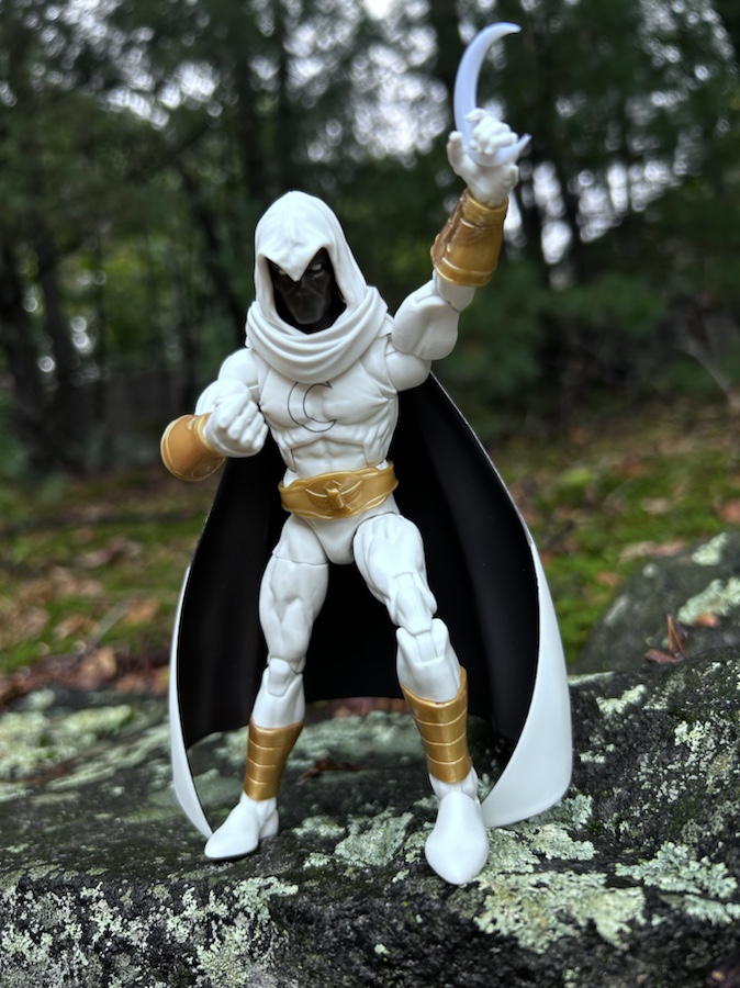 Moon Knight Hasbro Marvel Legends Action Figure Review 2024 White Gold Costume