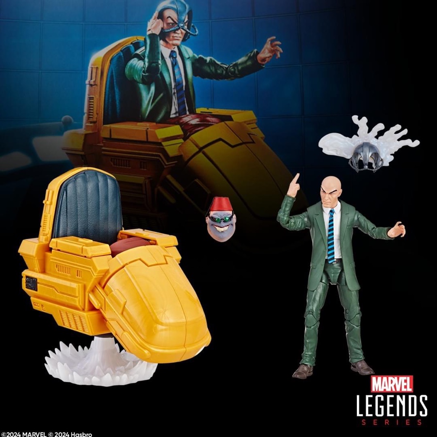 2025 Marvel Legends Professor X Hoverchair Figure and Accessories