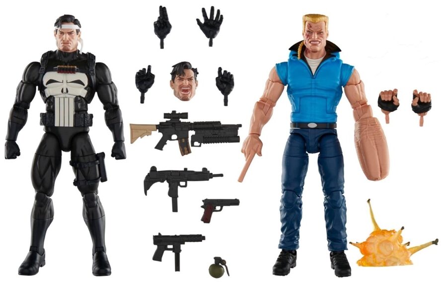 2024 Marvel Legends Punisher and Bushwacker Figures and Accessories