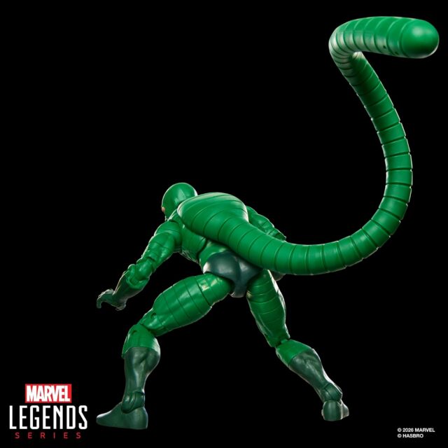 Amazon Exclusive Marvel Legends Scorpion Figure Rear View