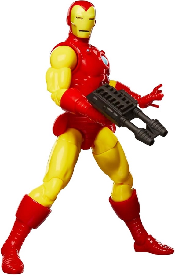 Secret Wars Marvel Legends Iron Man Figure with Blaster Gun