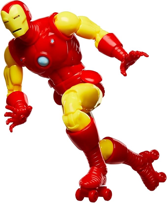 Marvel Legends Secret Wars Iron Man Figure with Roller Skates