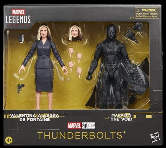 Marvel Legends Valentina Allegra de Fontaine and The Void Two-Pack Packaged in Box