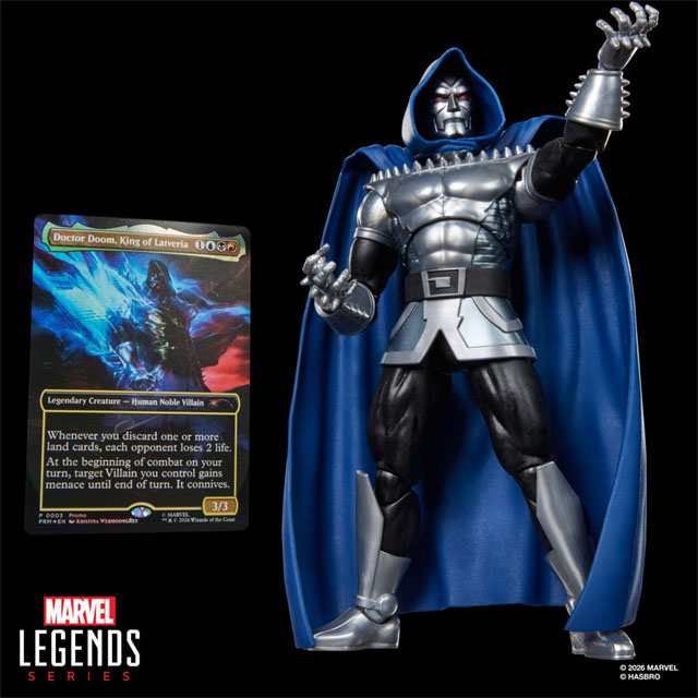 Hasbro Marvel Legends Doom 2099 Figure with Magic Card Exclusive