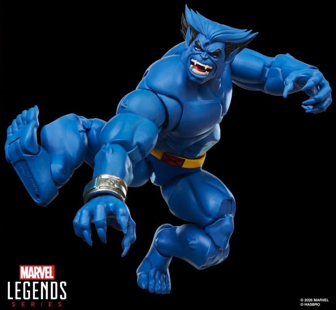 X-Men Legends Beast Action Figure Animated Style Hasbro