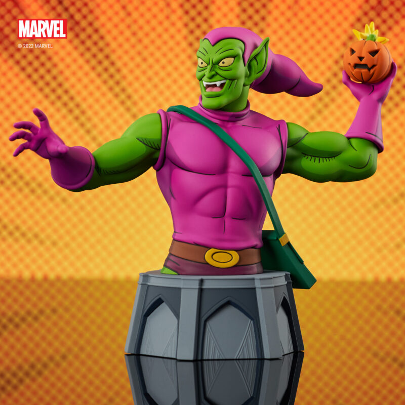 Green Goblin Spider-Man Animated Series Bust Side