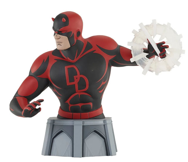 Spider-Man Animated Daredevil Bust Side View
