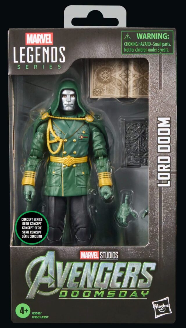 Lord Doom Marvel Legends Avengers Doomsday Figure Packaged in Box
