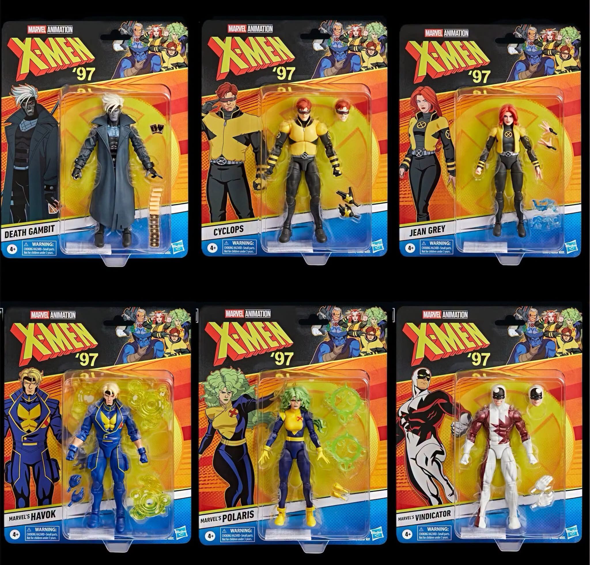Marvel Legends X-Men 97 Wave 4 Figures Packaged