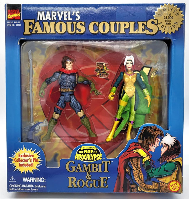 Toybiz Famous Couples AOA Gambit and Rogue Figures Box Set