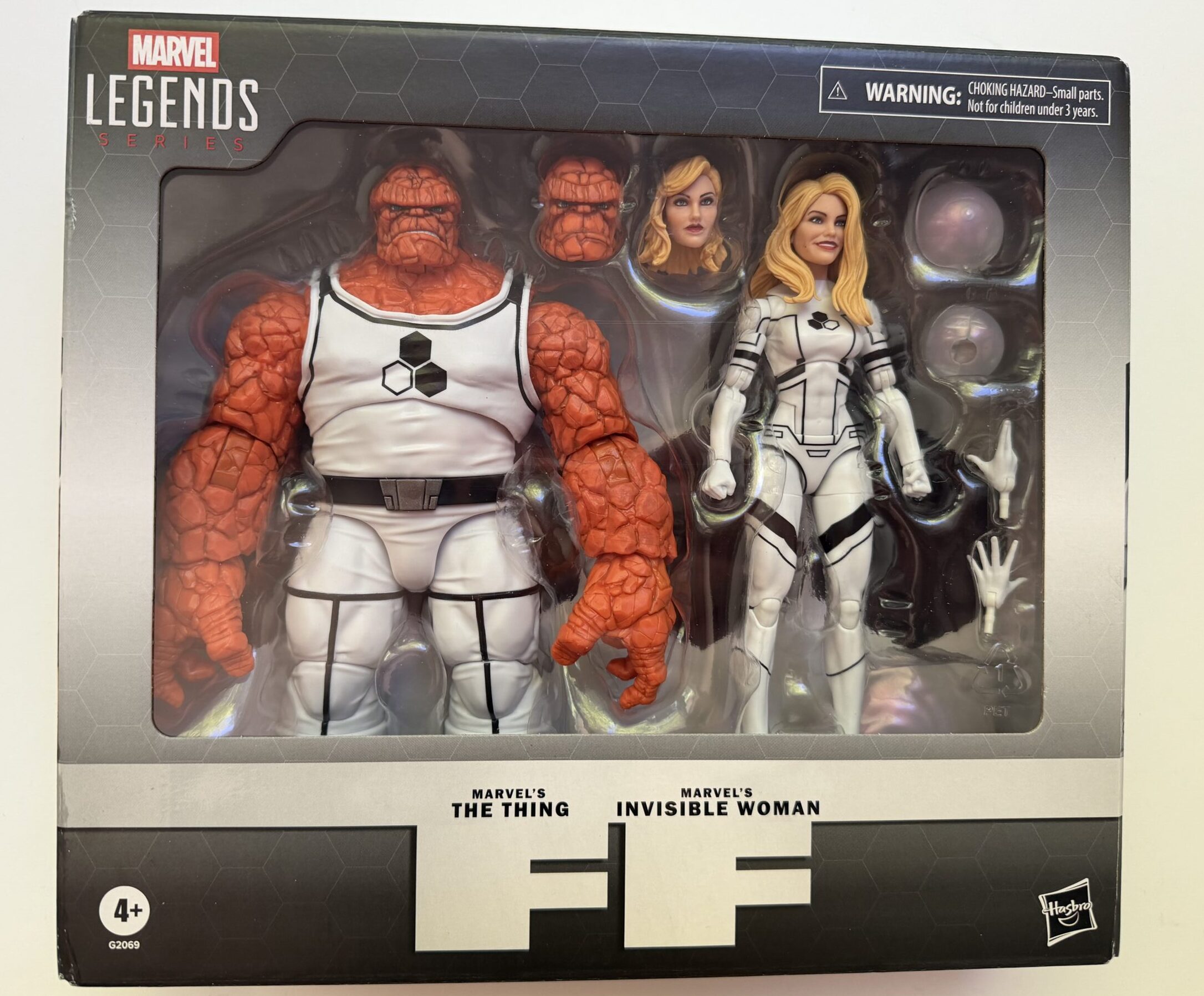 Packaged Future Foundation Thing Invisible Woman Marvel Legends Two Pack