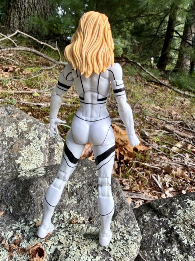 Back of 2026 Marvel Legends Future Foundation Invisible Woman Action Figure