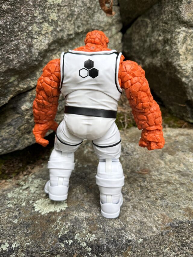Back of Marvel Legends 2026 Thing Figure White Costume FF