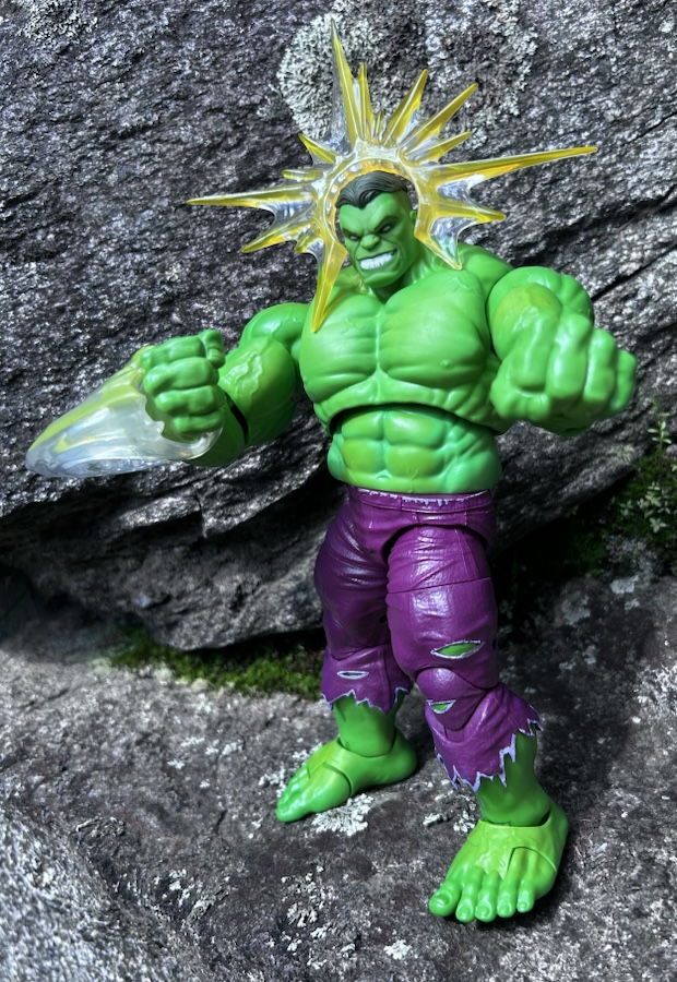 Marvel Legends Hulk Max Figure with Spidey Sense Effect on Head