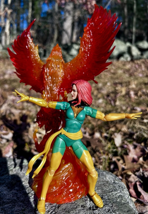 Articulation on Good Phoenix Green Hasbro Deluxe 6" Figure