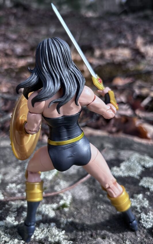 Back of Marvel Legends Zarda Power Princess 6 Inch Figure