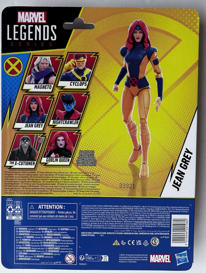 Cardback Hasbro X-Men 97 Jean Grey Action Figure