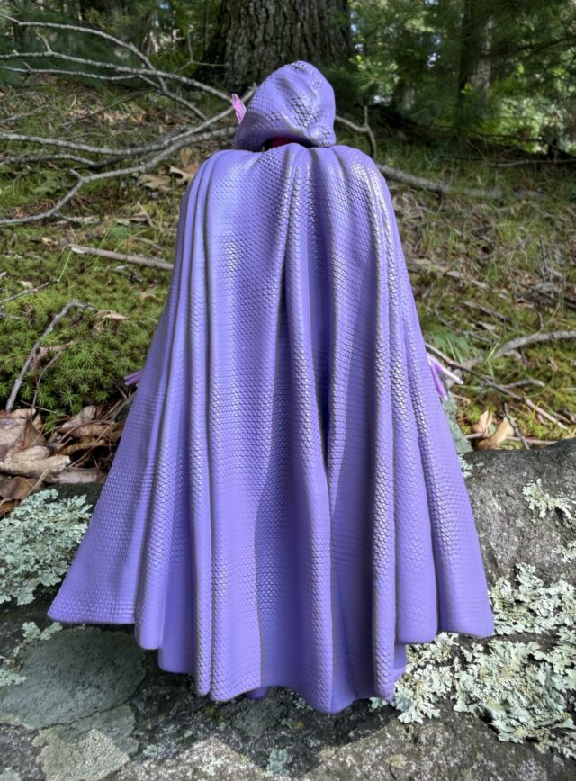 Back of Cape on Hasbro 2026 Marvel Legends X-Men Psylocke Armor Figure
