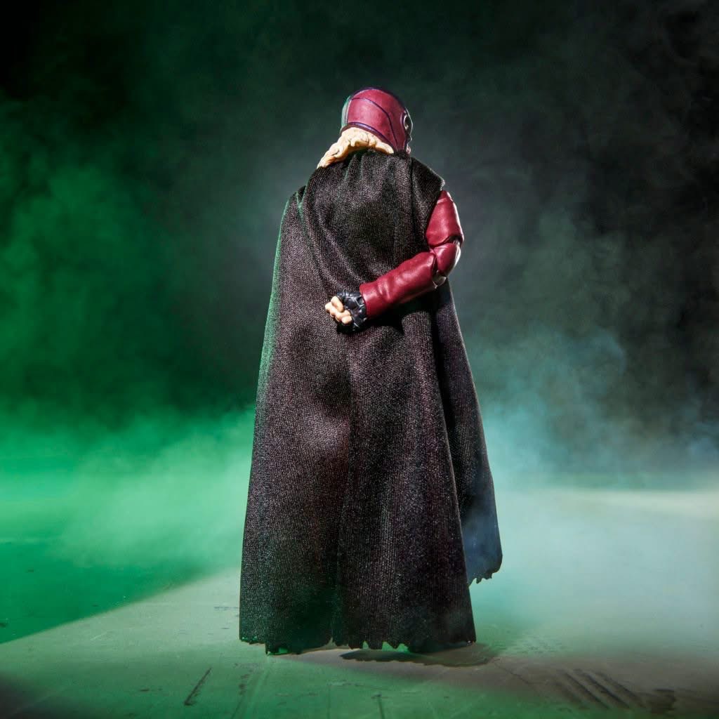 Back of Fabric Cloth Cape on Magneto Doomsday Marvel Legends Figure
