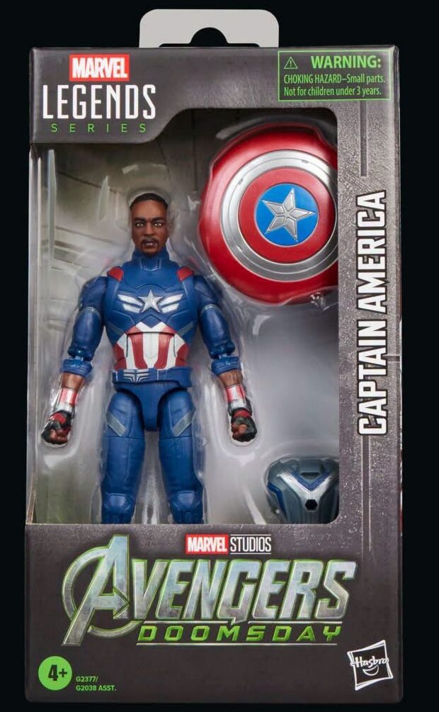 Doomsday Captain America Marvel Legends Sam Wilson Figure in Box