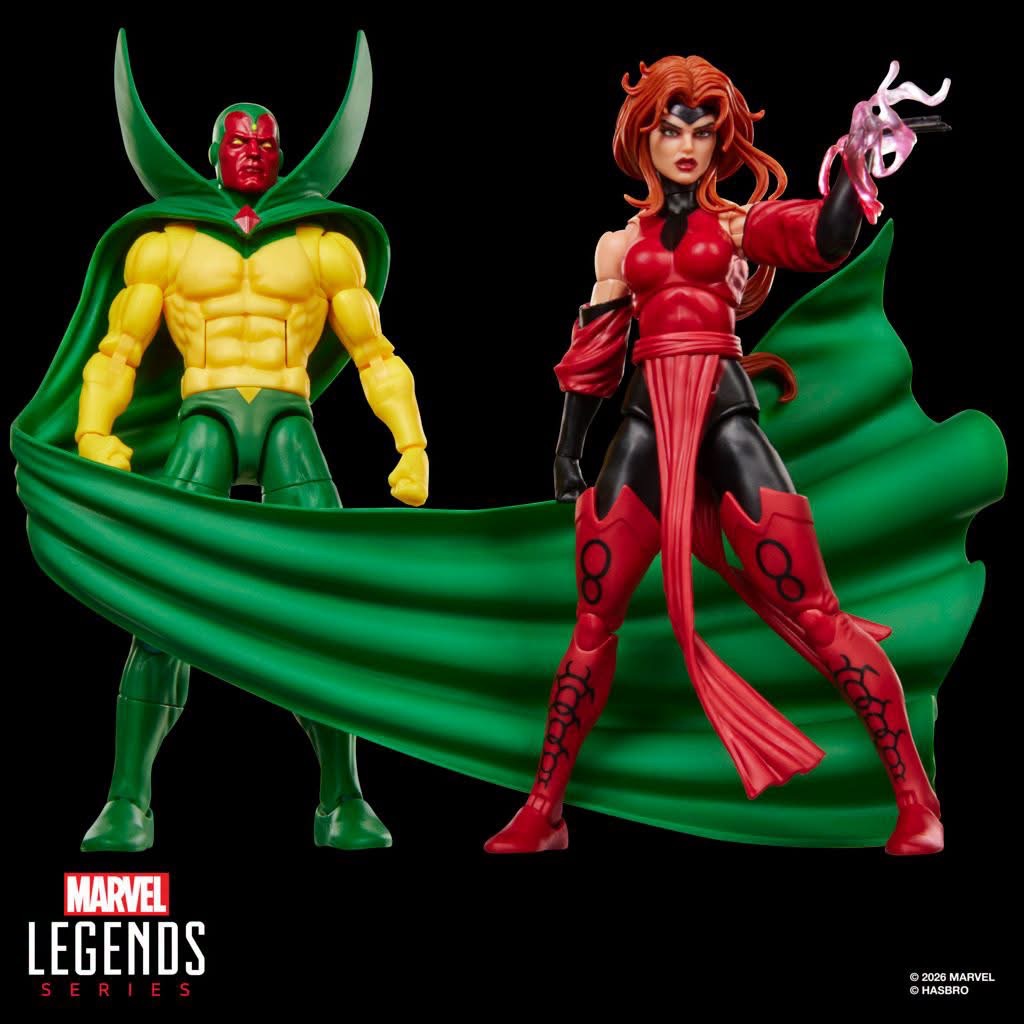 Avengers The Crossing Marvel Legends Vision and Scarlet Witch 2-Pack! Hasbro 2026