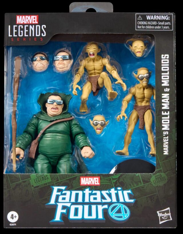 Marvel Legends Mole Man & Moloids Figures Set Packaged in Box