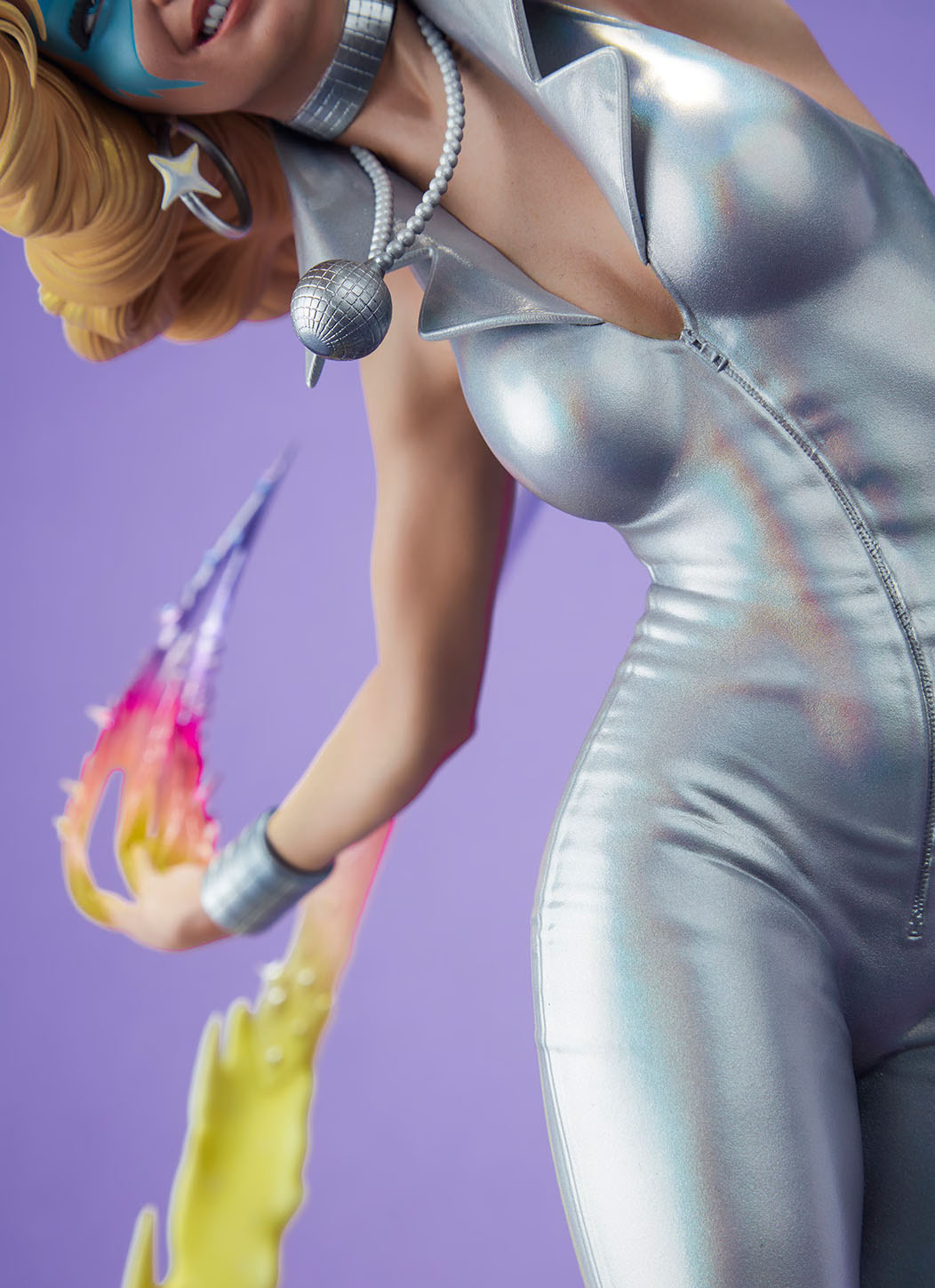 Pearlescent Body Suit on Sideshow Premium Format Dazzler Statue