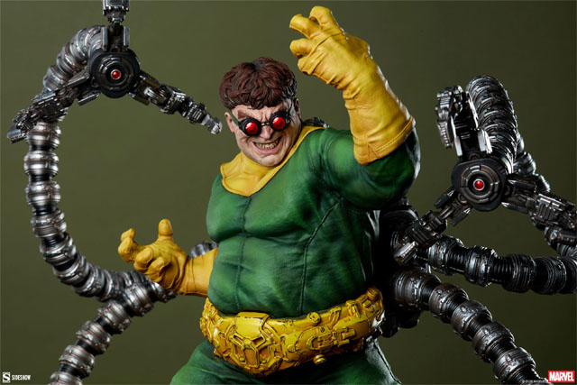 2026 SDCC Doc Ock Sideshow Collectibles PFF Revealed Statue Close-Up Portrait