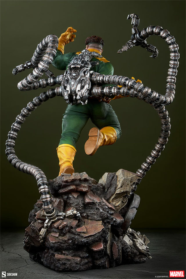 Back of Sideshow Doc Ock Statue Premium Format Figure