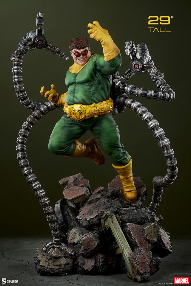 Doc Ock Sideshow Statue Premium Format Figure 29 Inches Tall