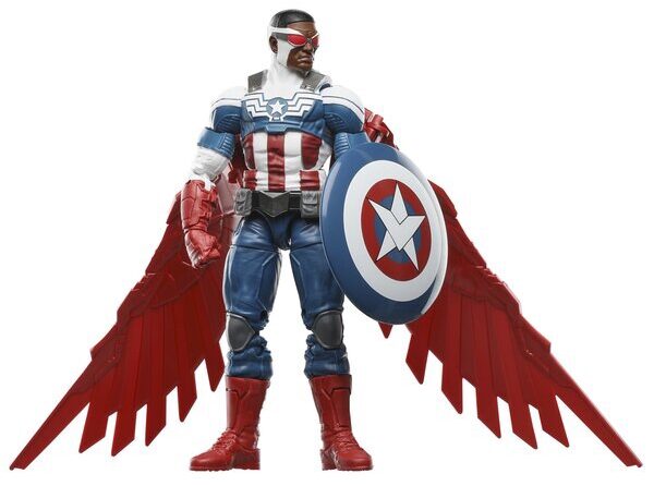 Exclusive Marvel Legends Captain America Sam Wilson Action Figure Hasbro 2024
