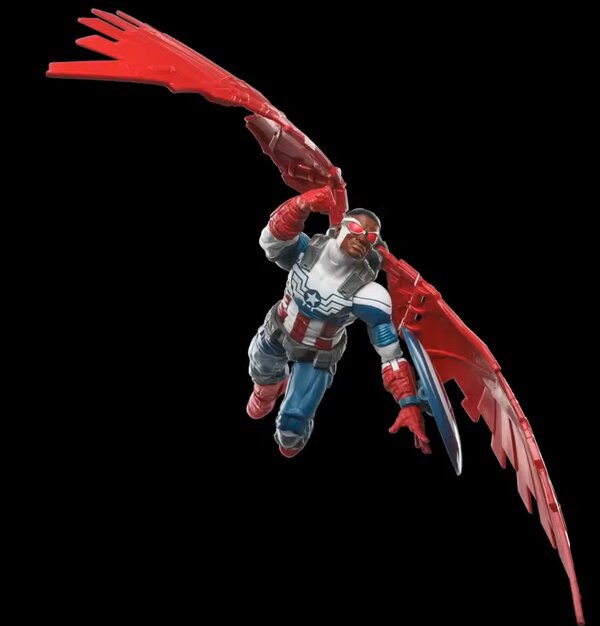 Marvel Legends 2024 Captain America Falcon Figure with Wings