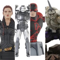 Marvel Select War Machine! Weapon H Statue! Daredevil & Black Widow Busts!