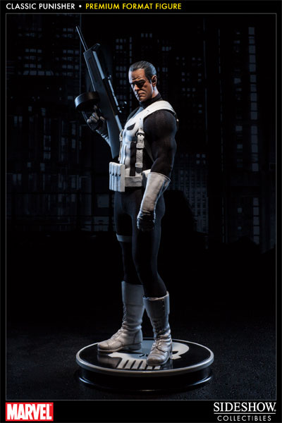 Classic Punisher Premium Format Figure Sideshow Collectibles Production Photo